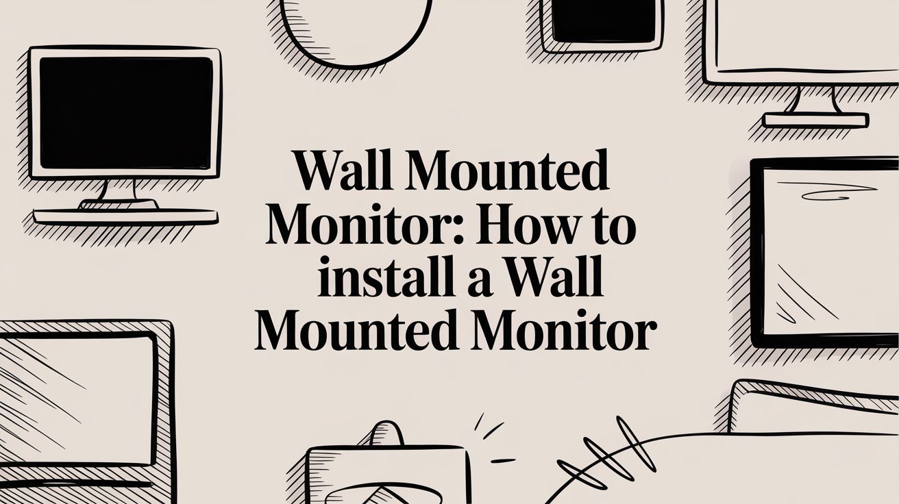 Wall Mounted Monitor: How to Install a wall mounted monitor