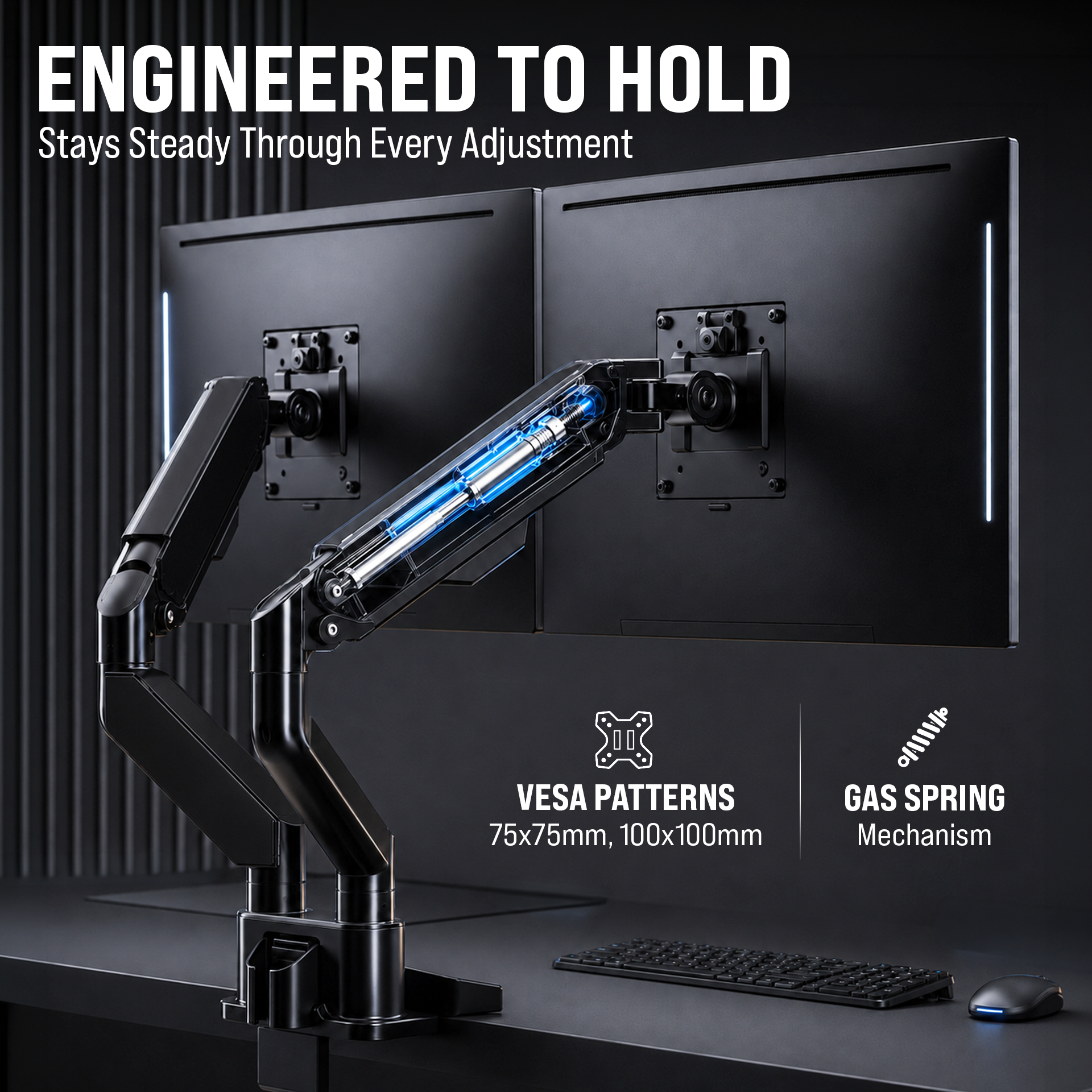 Premium Dual Monitor Mount
