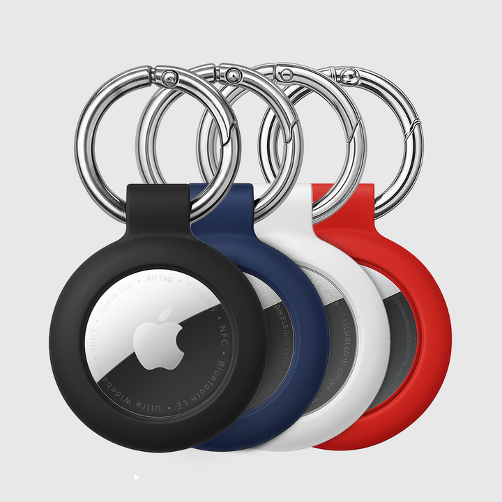 Apple AirTag Keychain Holder – (4 Pack) - EVEO TV
