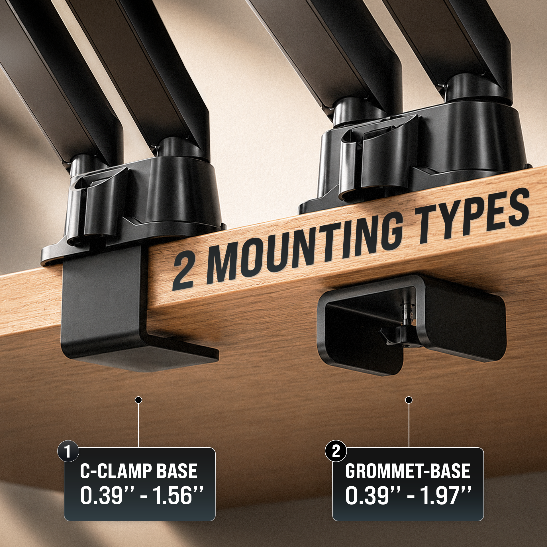 Premium Dual Monitor Mount