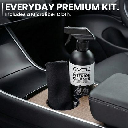 Tesla Interior Cleaner Spray Kit 16 oz | Safe Cleaner for White & Black Vegan Leather - EVEO TV
