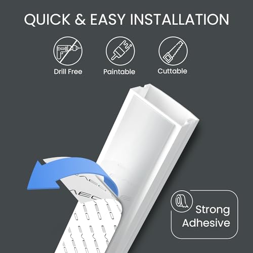 153" Cord Hider Kit - EVEO TV