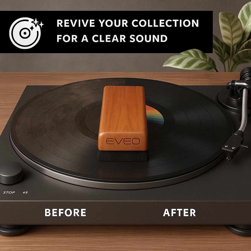 Professional Vinyl Record Cleaning Kit (XL Cleaning Fluid) - EVEO TV