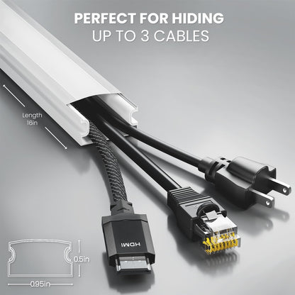 153" Cord Hider Kit - EVEO TV