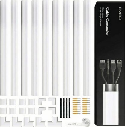 153" Cord Hider Kit - EVEO TV
