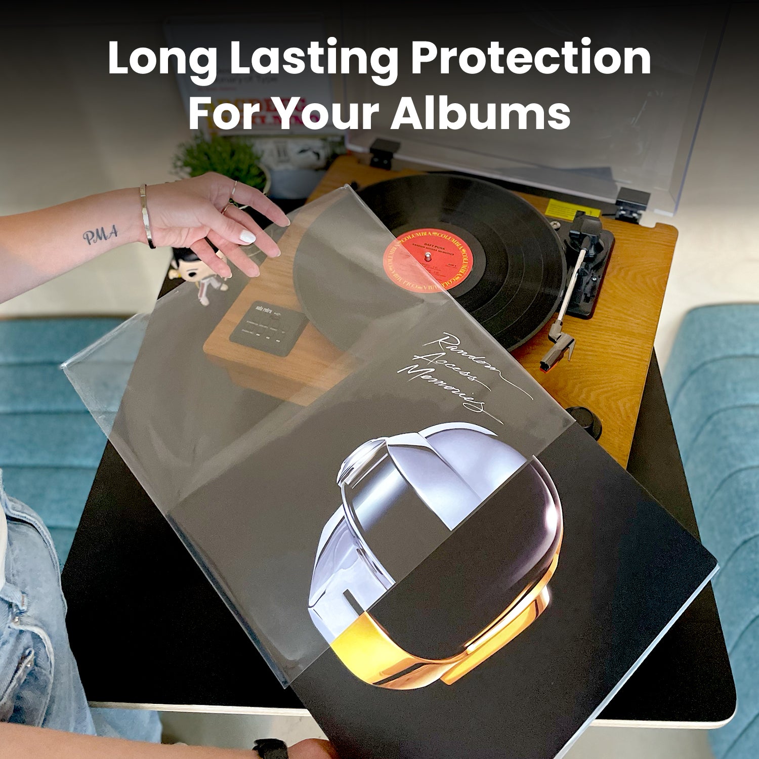 12" UltraClear Vinyl Record Outer Sleeves - Archival Quality (25-200 Packs) - EVEO TV